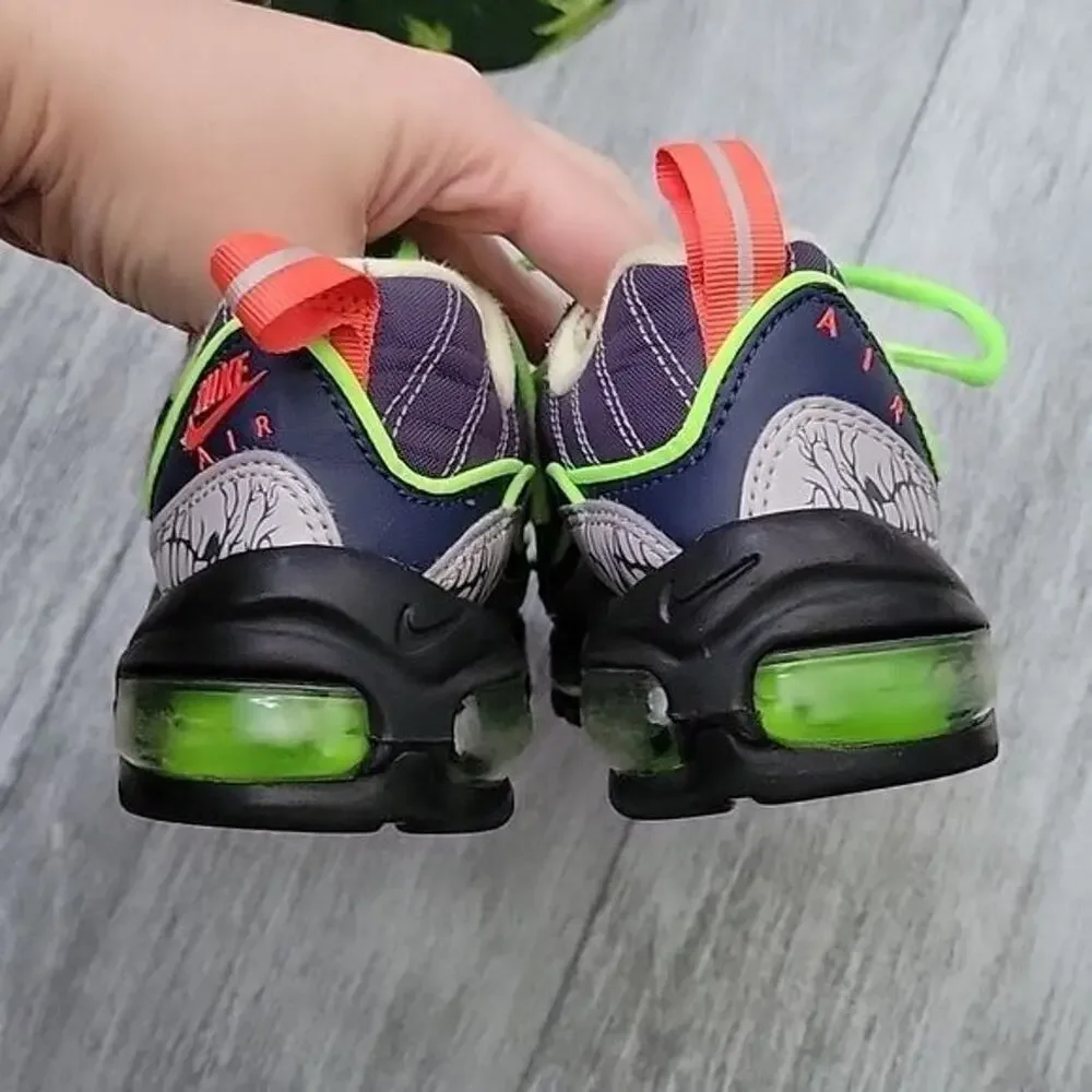 Nike Air Max 98 GS Halloween 2019 Limited Edition Lace Up Sneakers 3.5Y